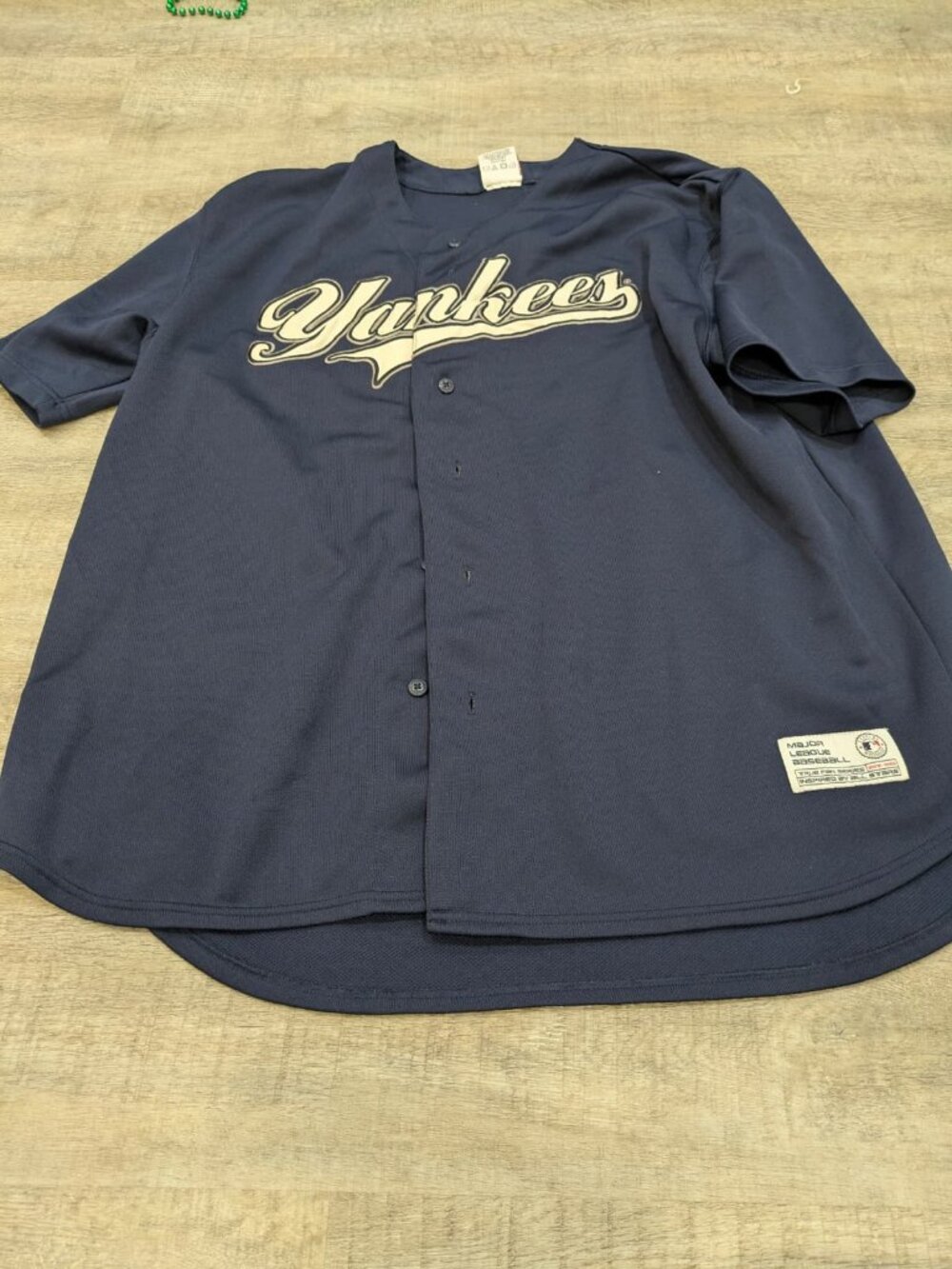 True Fan New York Yankees Derek Jeter #2 Navy Baseball Jersey XL